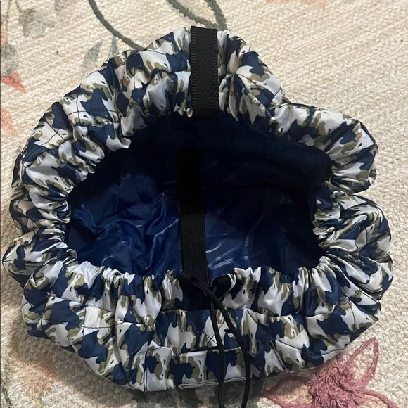 Lay-N-Go Cosmo Nylon Travel Cosmetic Lego Multi-Use Washable Drawstring 2pc Bag - Picture 6 of 13